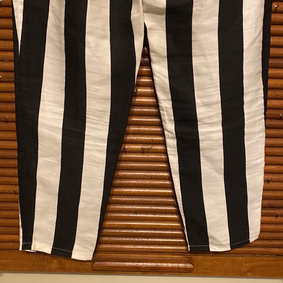 Rudsak womens stripe linen capri pants size XS - Picture 8 of 10